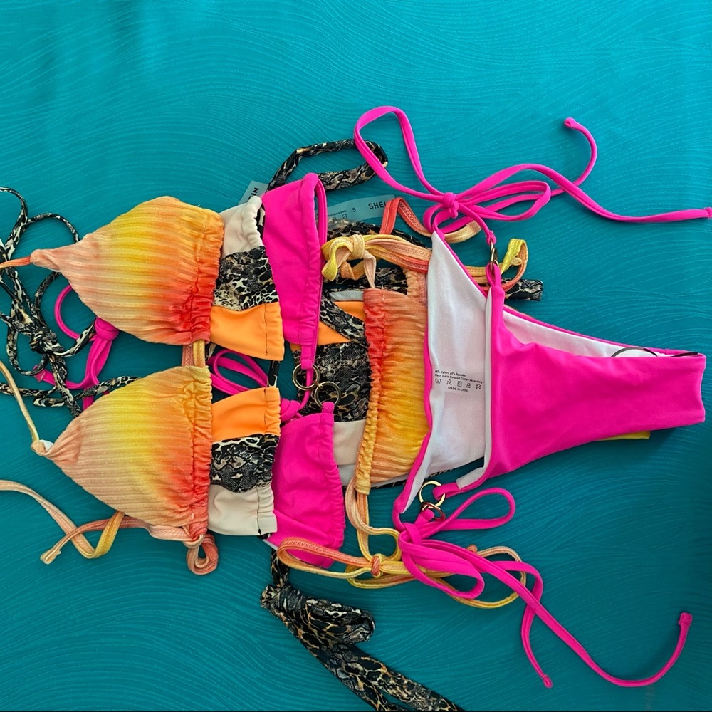 NEW SHEIN Bikini Bundle Size Small